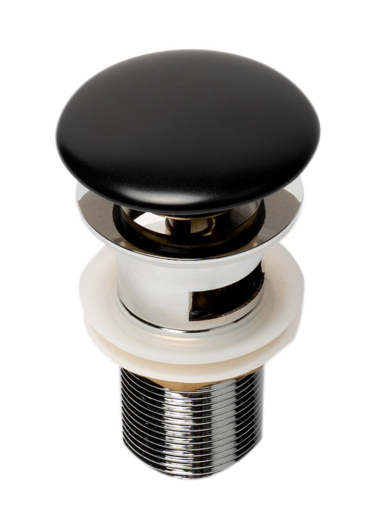 ALFI brand AB8056 Ceramic Mushroom Top Pop Up Drain for Sinks with Overflow