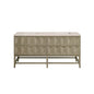 Emmeline 72" Double Vanity Cabinet, Pebble Oak
