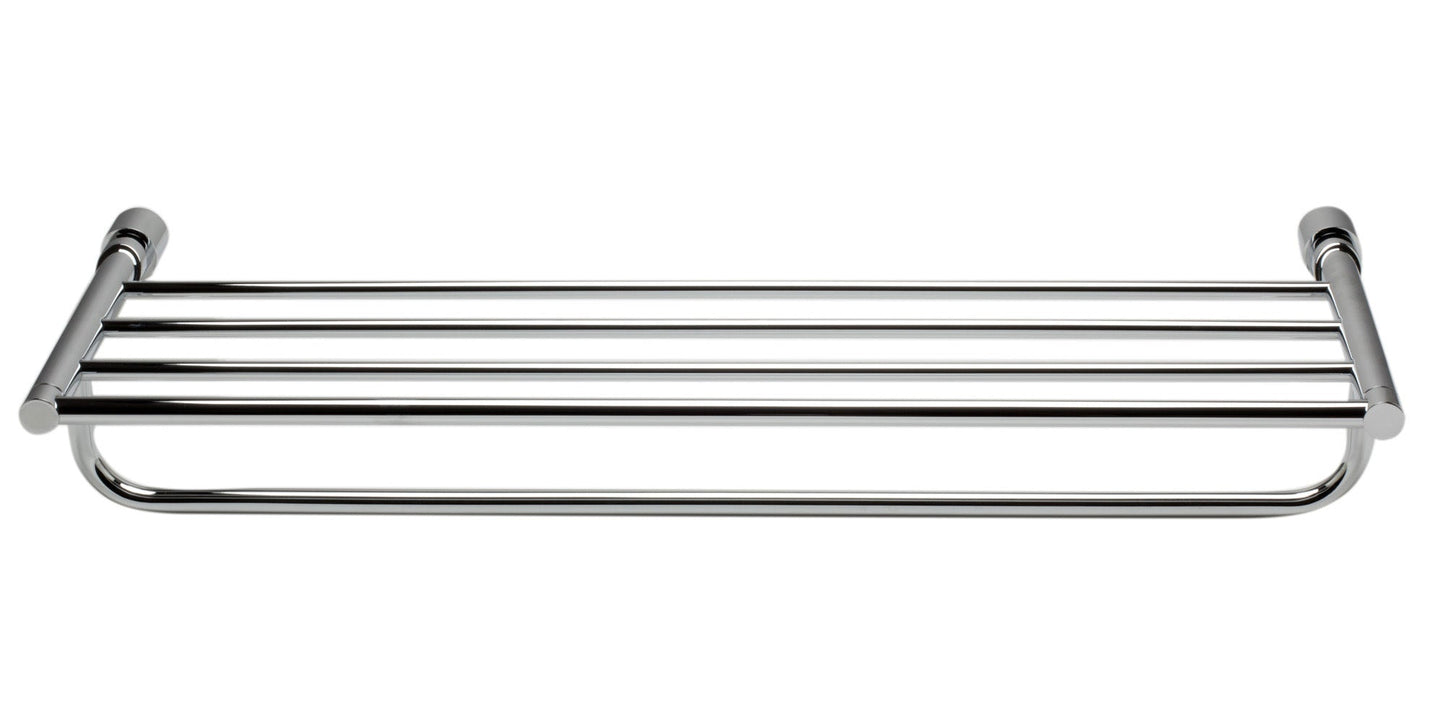 ALFI brand  AB9523 Polished Chrome 24 inch Towel Bar & Shelf  Bathroom Accessory