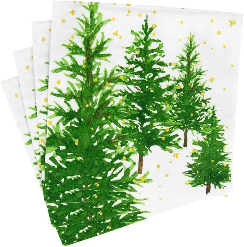 White Christmas Napkin Luncheon