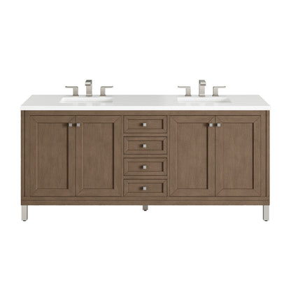 Chicago 72" Double Vanity Cabinet