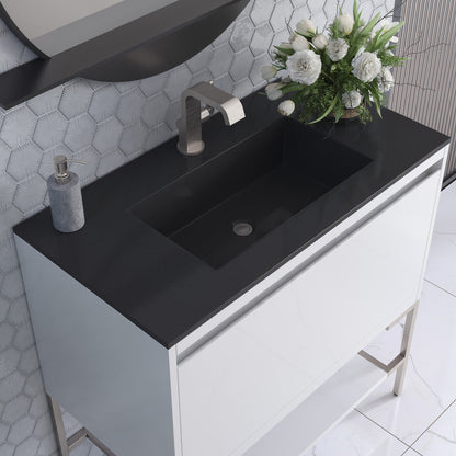 Mantova 35.4" Single Vanity Cabinet