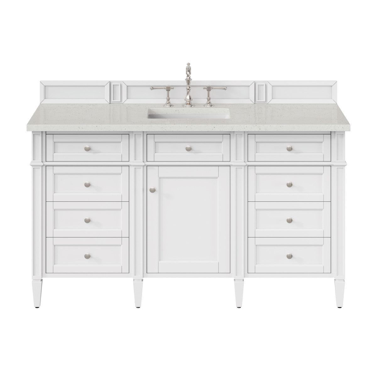 Brittany 60" Single Vanity in Bright White