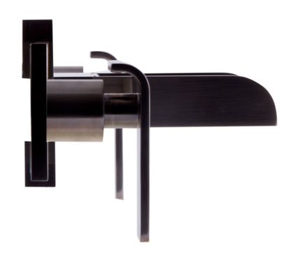 ALFI brand AB1796 Widespread Wall Mounted Modern Waterfall Bathroom Faucet