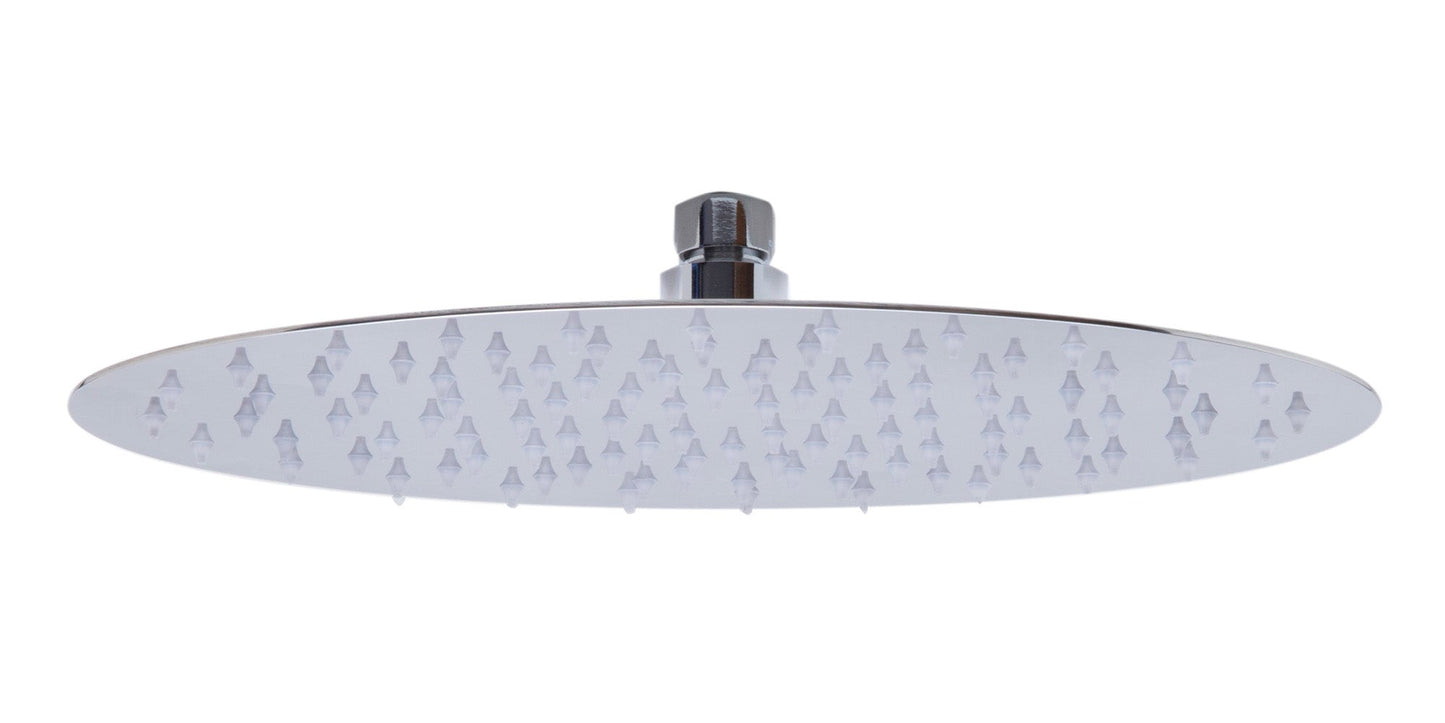 ALFI brand RAIN128 12" Oval Ultra Thin Rain Shower Head