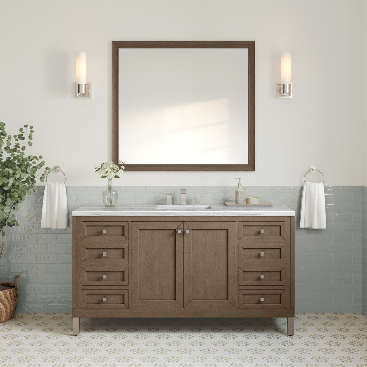 Chicago 60" Single Vanity Cabinet