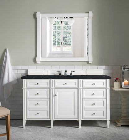 Brittany 60" Single Vanity in Bright White
