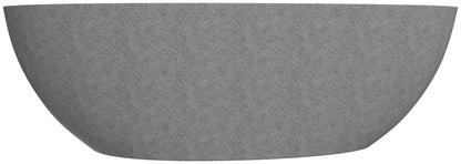 ALFI brand  ABCO72TUB 72" Solid Concrete Tear Drop Freestanding Bathtub