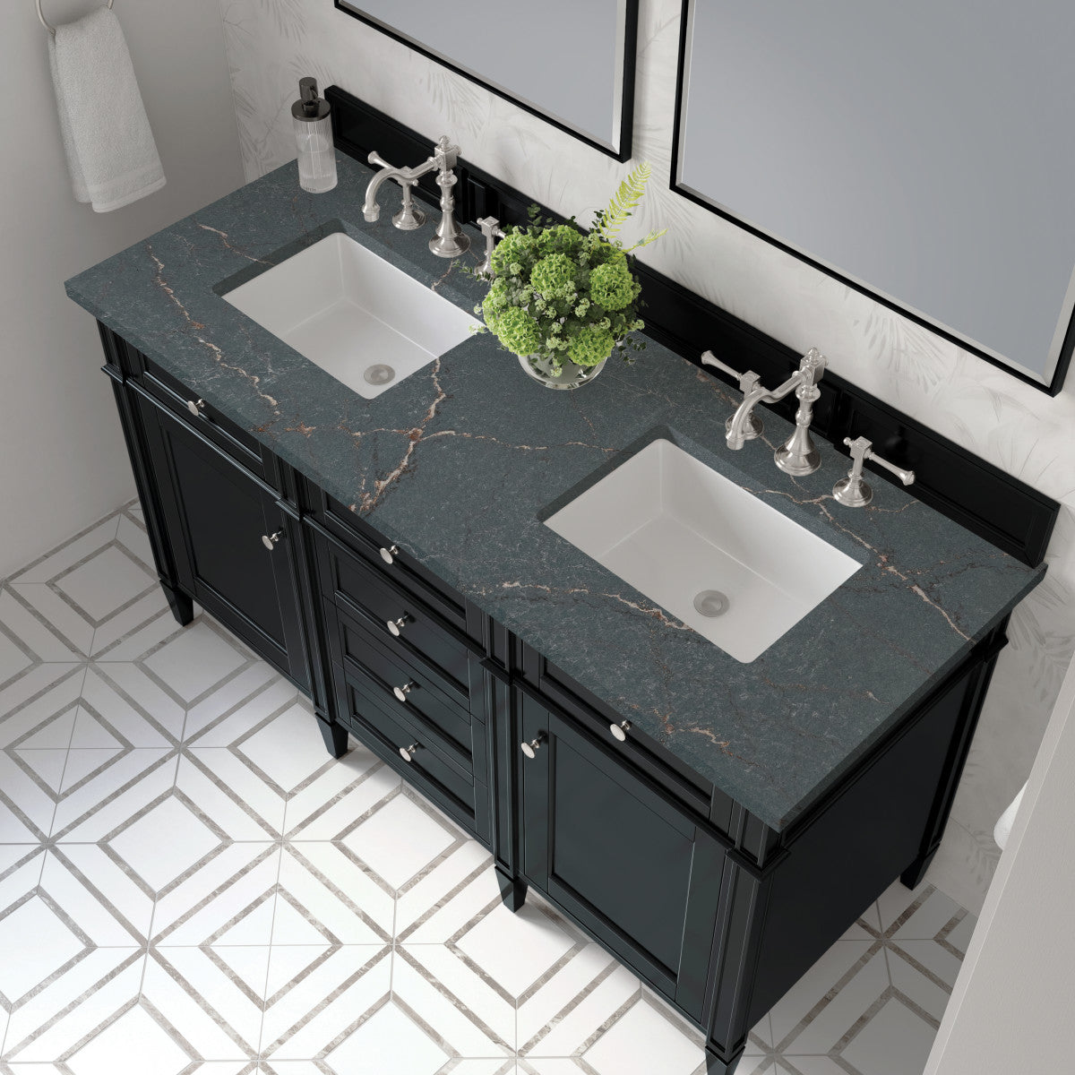 Brittany 60" Double Vanity Cabinet