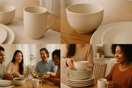Elama Gia 24 Piece Dinnerware Set Video