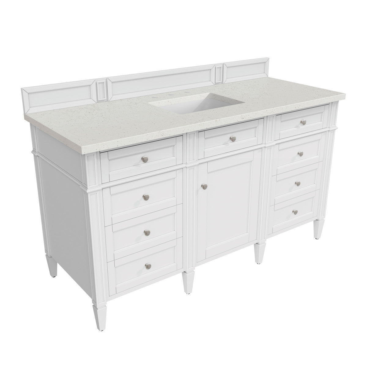 Brittany 60" Single Vanity in Bright White