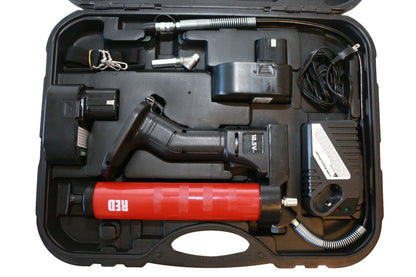 OilSafe | Battery Grease Gun |Steel Color Coded Cartridge
