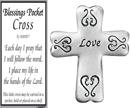 Blessings Pocket Cross Charm -