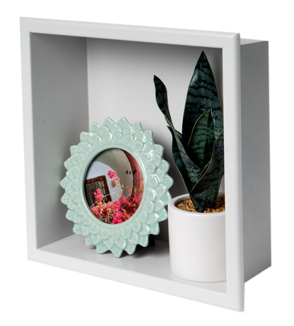 ALFI brand ABNC1212 12" x 12"  Square Single Shelf Bath Shower Niche