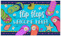 Entryway Floor Mat 29.5" x 17.75" - Flip Flops Welcome