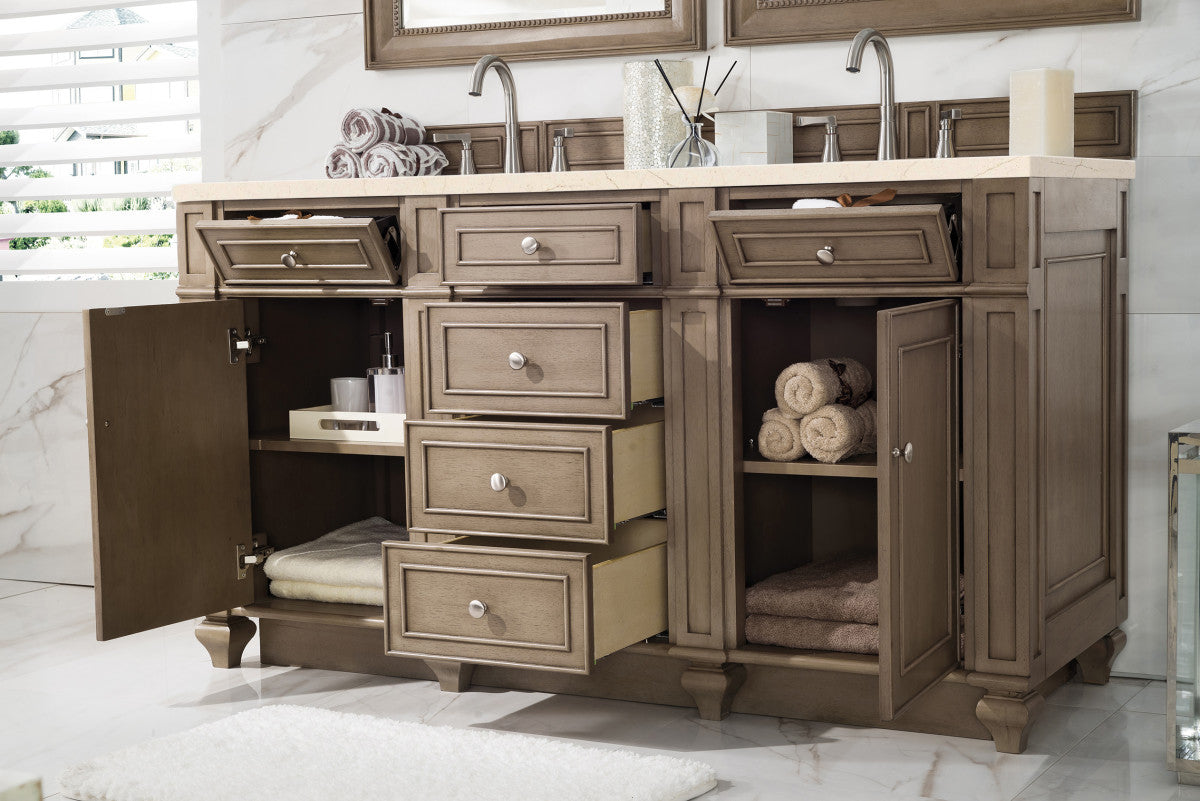 Bristol 60" Double Vanity Cabinet