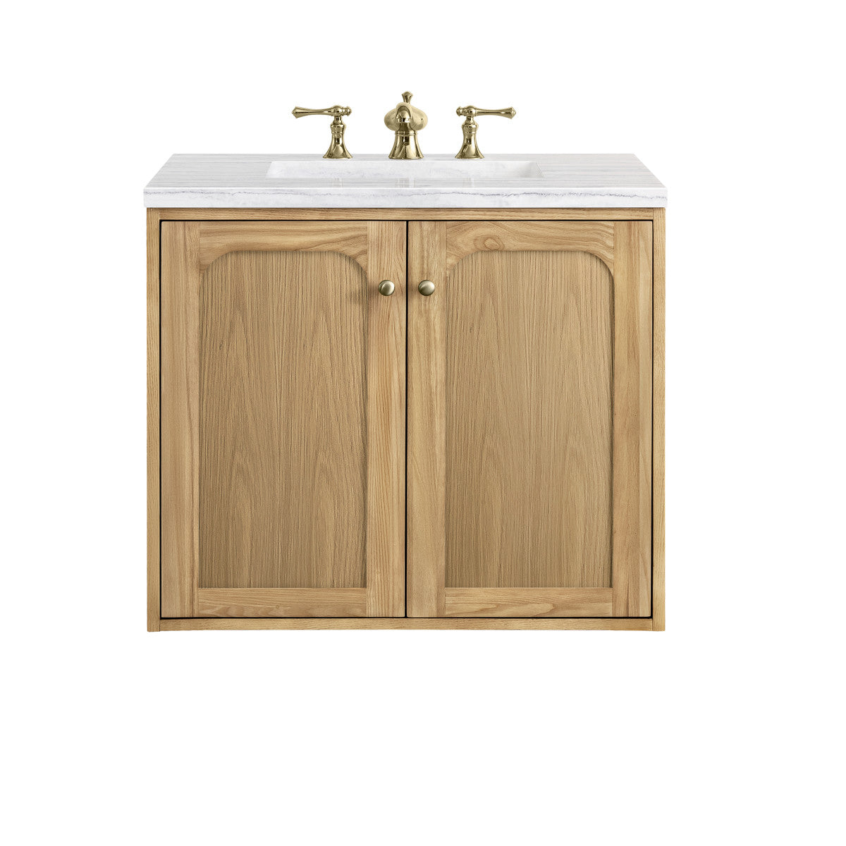 Laurent 30" Single Vanity Cabinet, Light Natural Oak