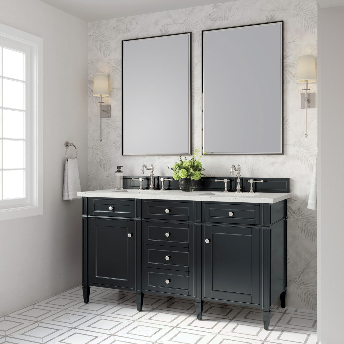 Brittany 60" Double Vanity Cabinet