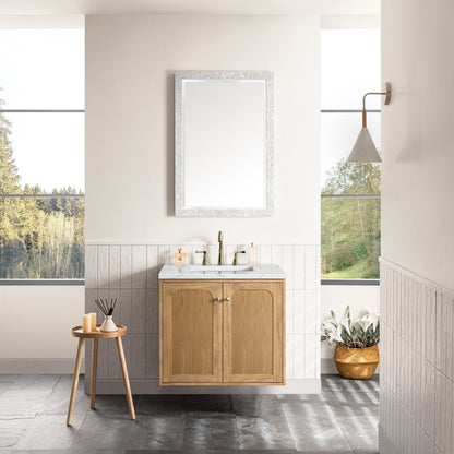 Laurent 30" Single Vanity Cabinet, Light Natural Oak