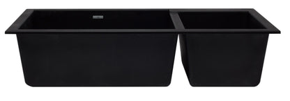ALFI brand AB3319UM 34" Double Bowl Undermount Granite Composite Kitchen Sink