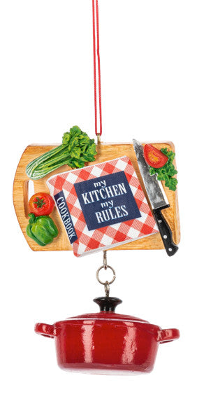 My Kitchen My Rules Ornament