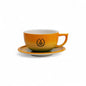 Embossed Ceramic Latte Cup 280ml
