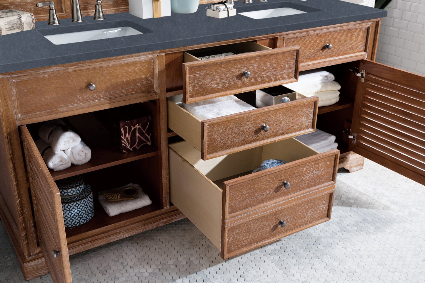 Savannah 72" Double Vanity Cabinet