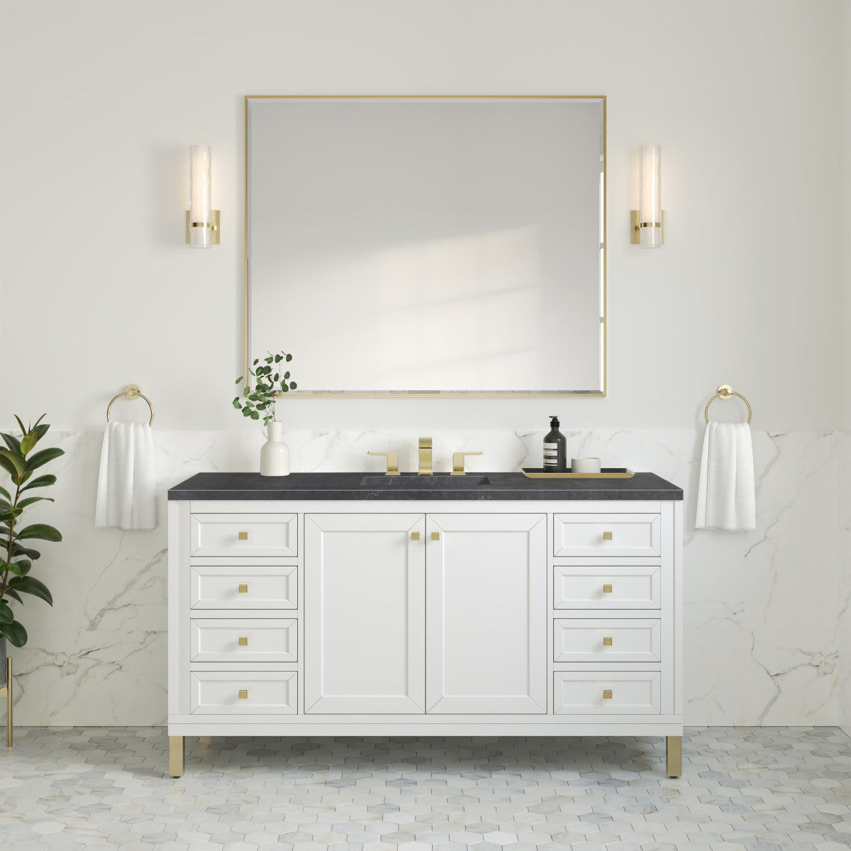Chicago 60" Single Vanity Cabinet