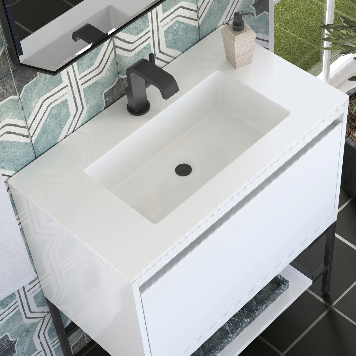Mantova 31.5" Single Vanity Cabinet