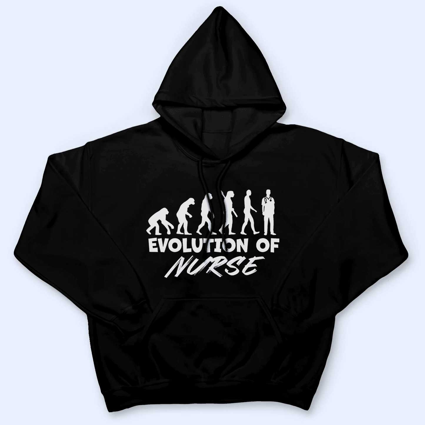 Evolution Of Nurse - Personalized Custom T Shirt - Birthday, Loving, Funny Gift for Nurse, CNA, Healthcare, Registered RN