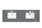 72" Double Top, 3 CM Silestone w/ Sink