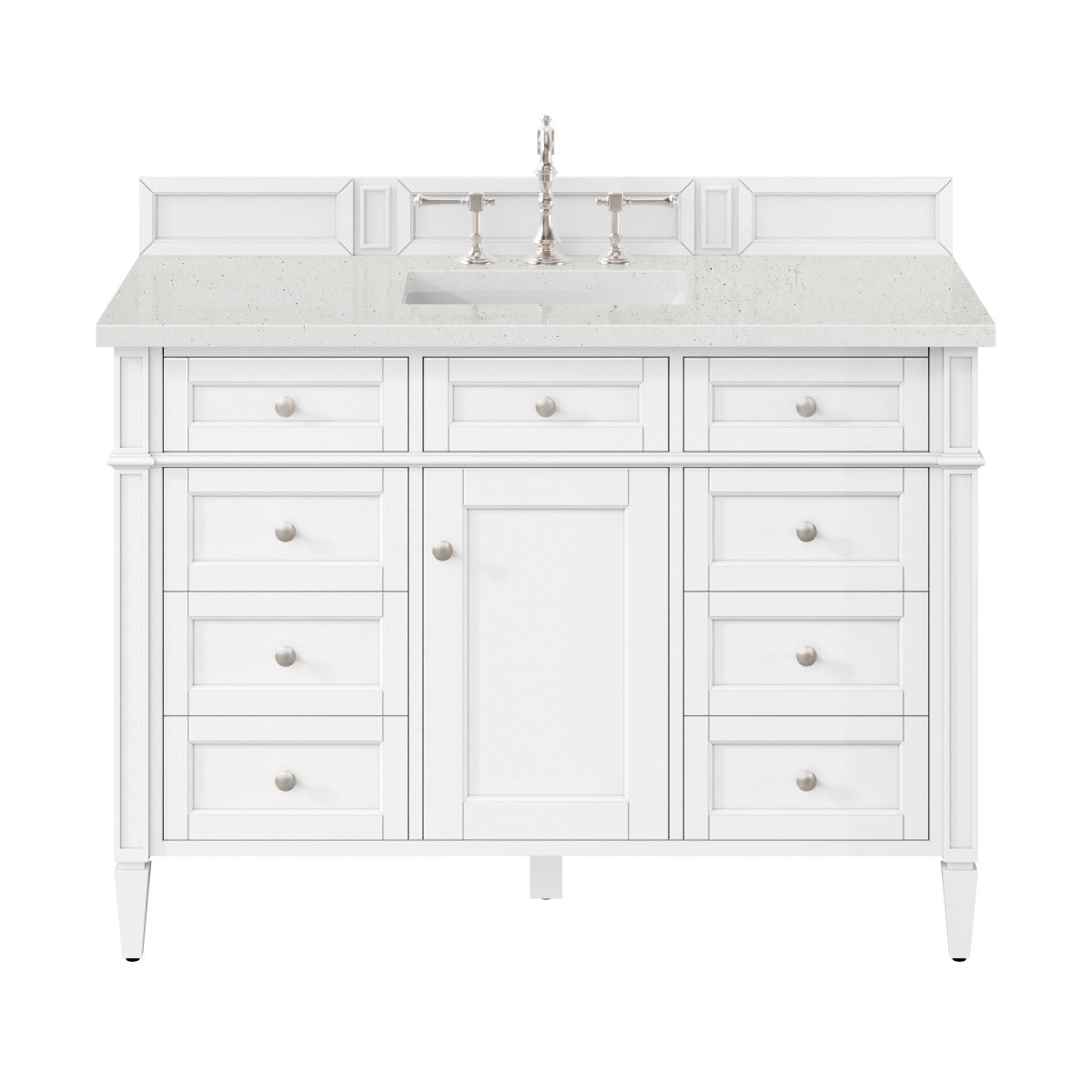 Brittany 48" Single Vanity in Bright White
