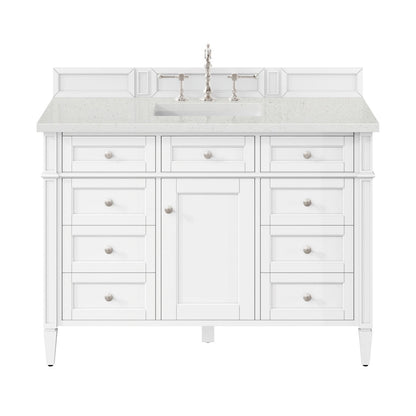 Brittany 48" Single Vanity in Bright White