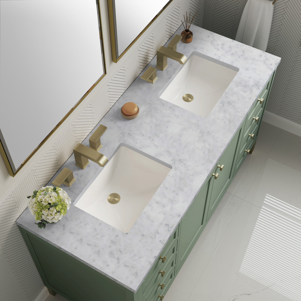 Chicago 60" Double Vanity