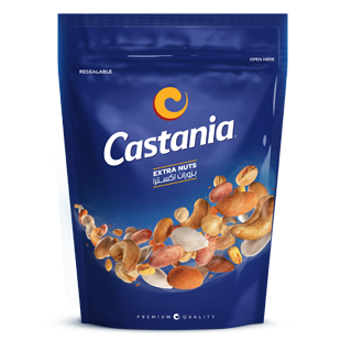 Castania Gourmet Nut Mix - 7 Varieties of Roasted Cashews, Pistachios, Almonds & More