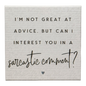 Small Talks Sign - Sarcastic Comment