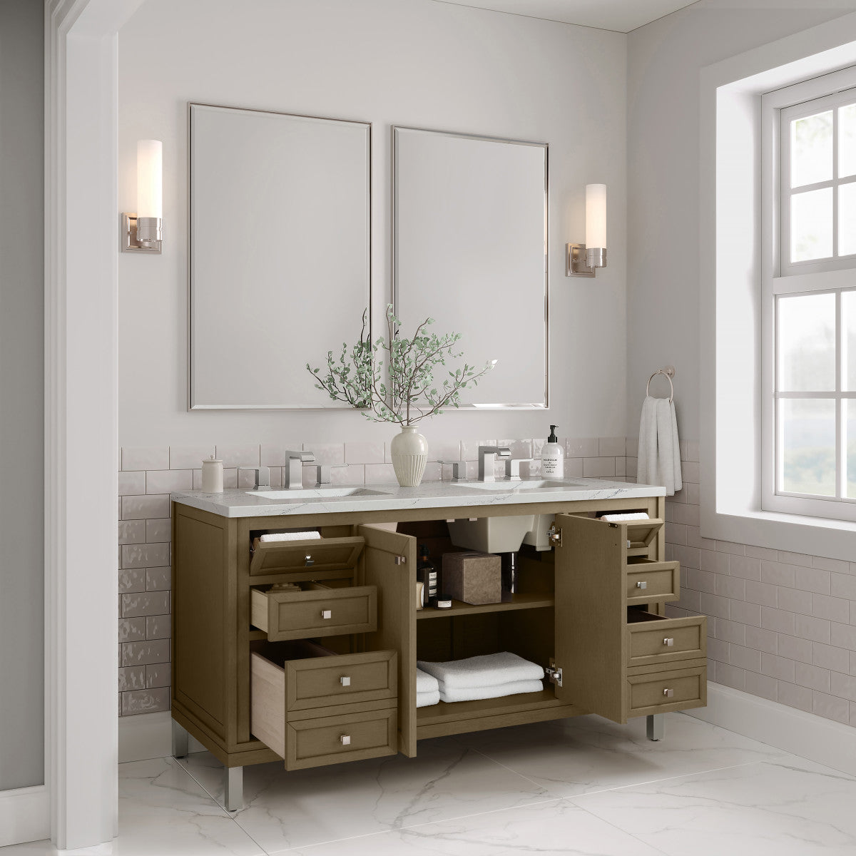 Chicago 60" Double Vanity