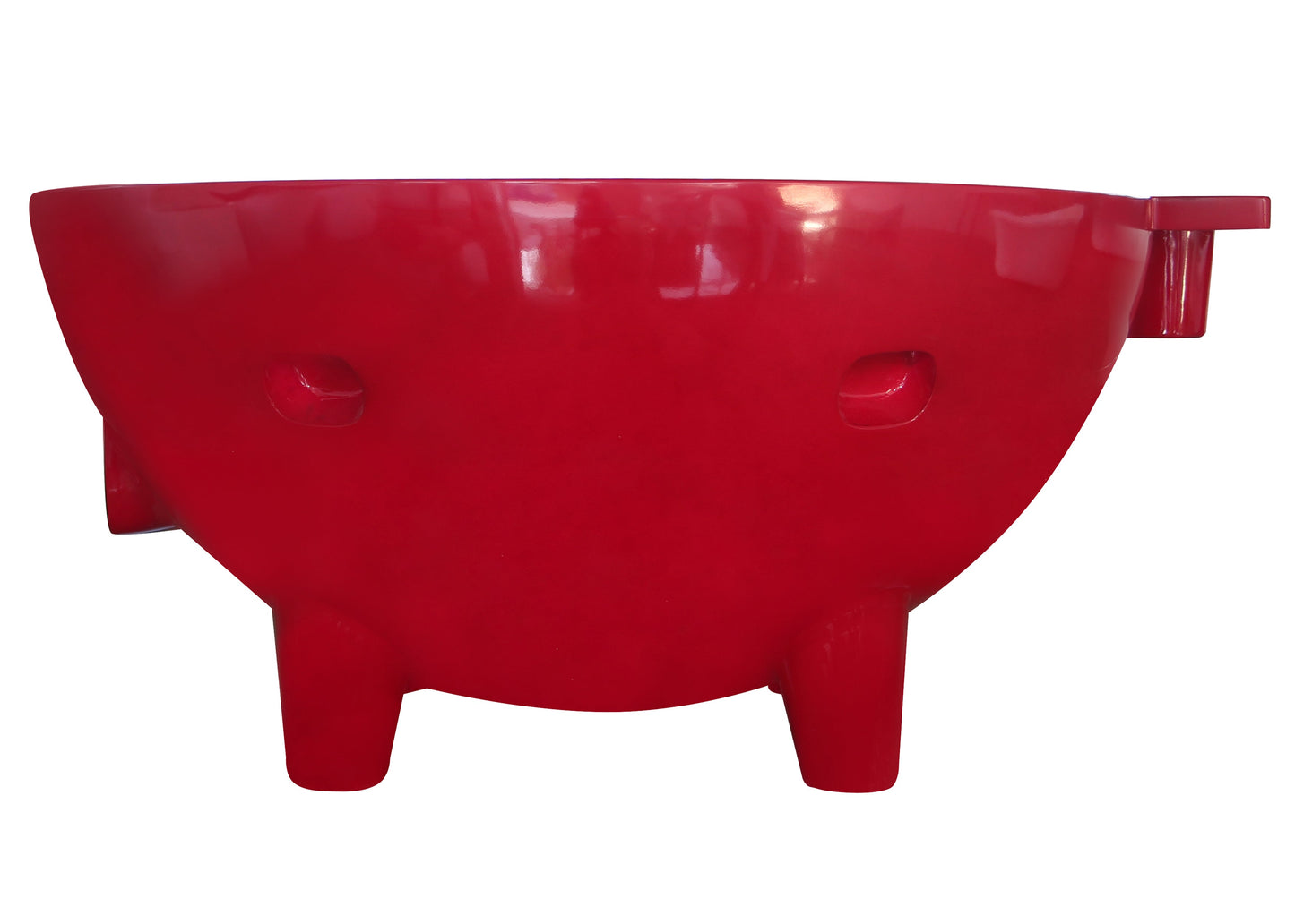 ALFI brand FireHotTub FireHotTub The Round Fire Burning Portable Outdoor Hot Bath Tub