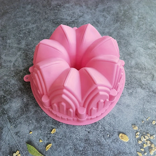 CastleThemed Silicone Cake Mold for DIY Baking