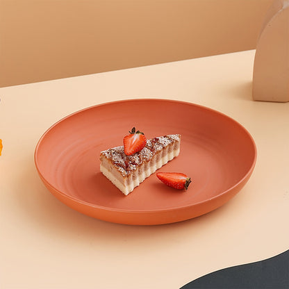 Colorful 9Inch Deep Plates  Set of 2 Durable PP
