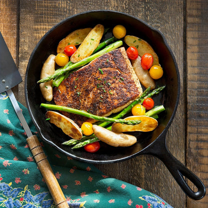 Versatile PreSeasoned Cast Iron Skillet Set of 3
