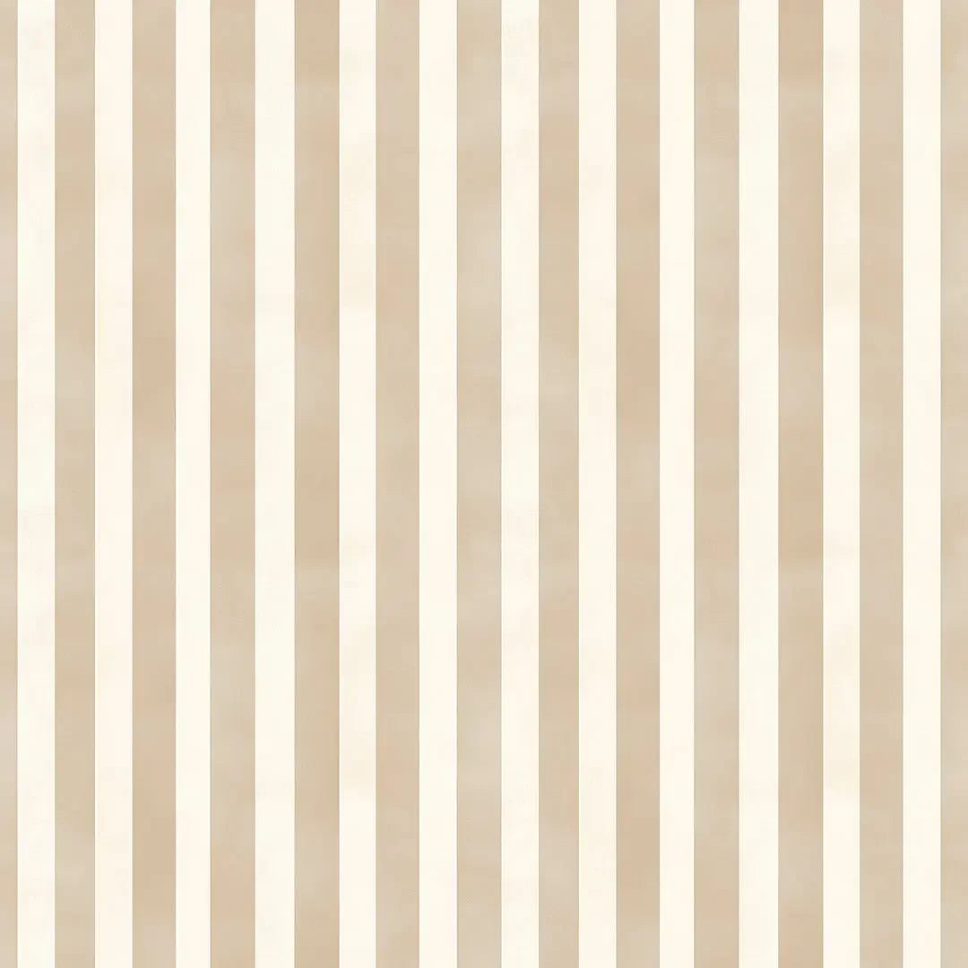 Morning Latte Striped Wallpaper