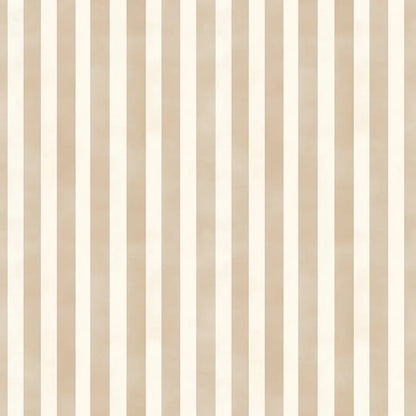 Morning Latte Striped Wallpaper