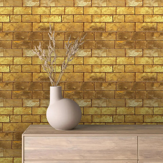 Gilded Treasury Brick Wall