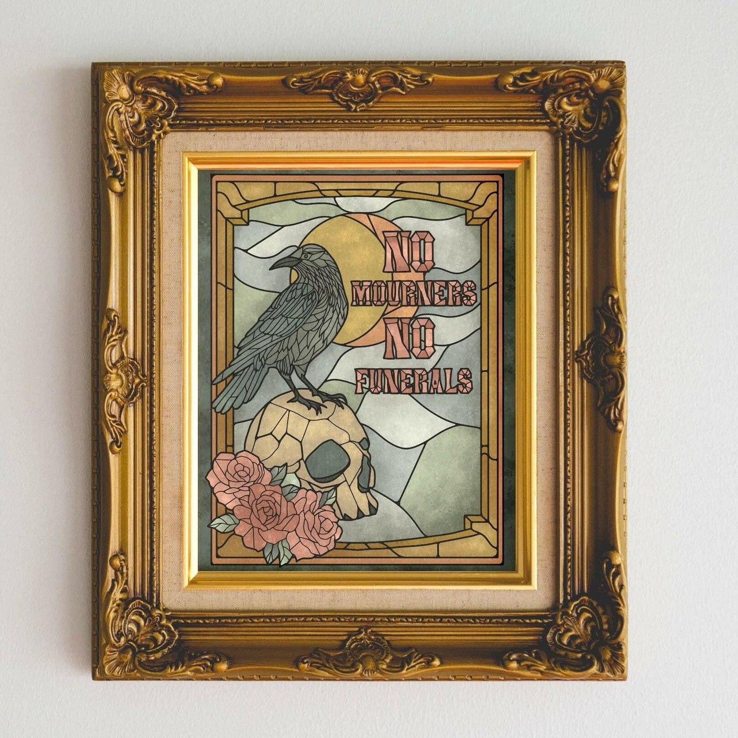 Well Read Babes - Six of Crows Giclee Art Print Gift Bookish Wall Art