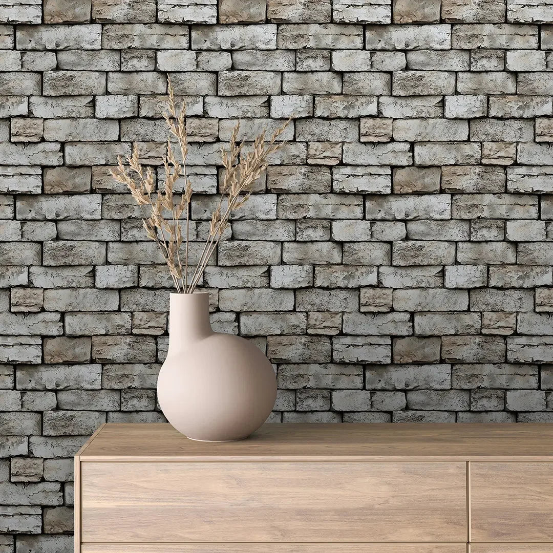 Aged Urban Loft Brick Wall