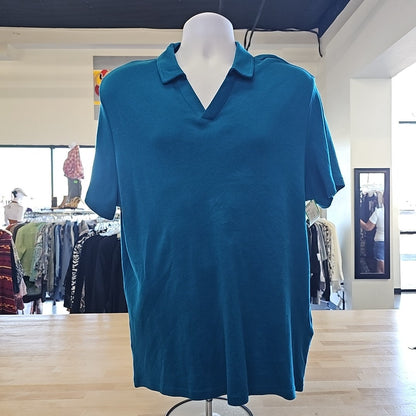 Male INC Men's Size M Teal MENS Polo