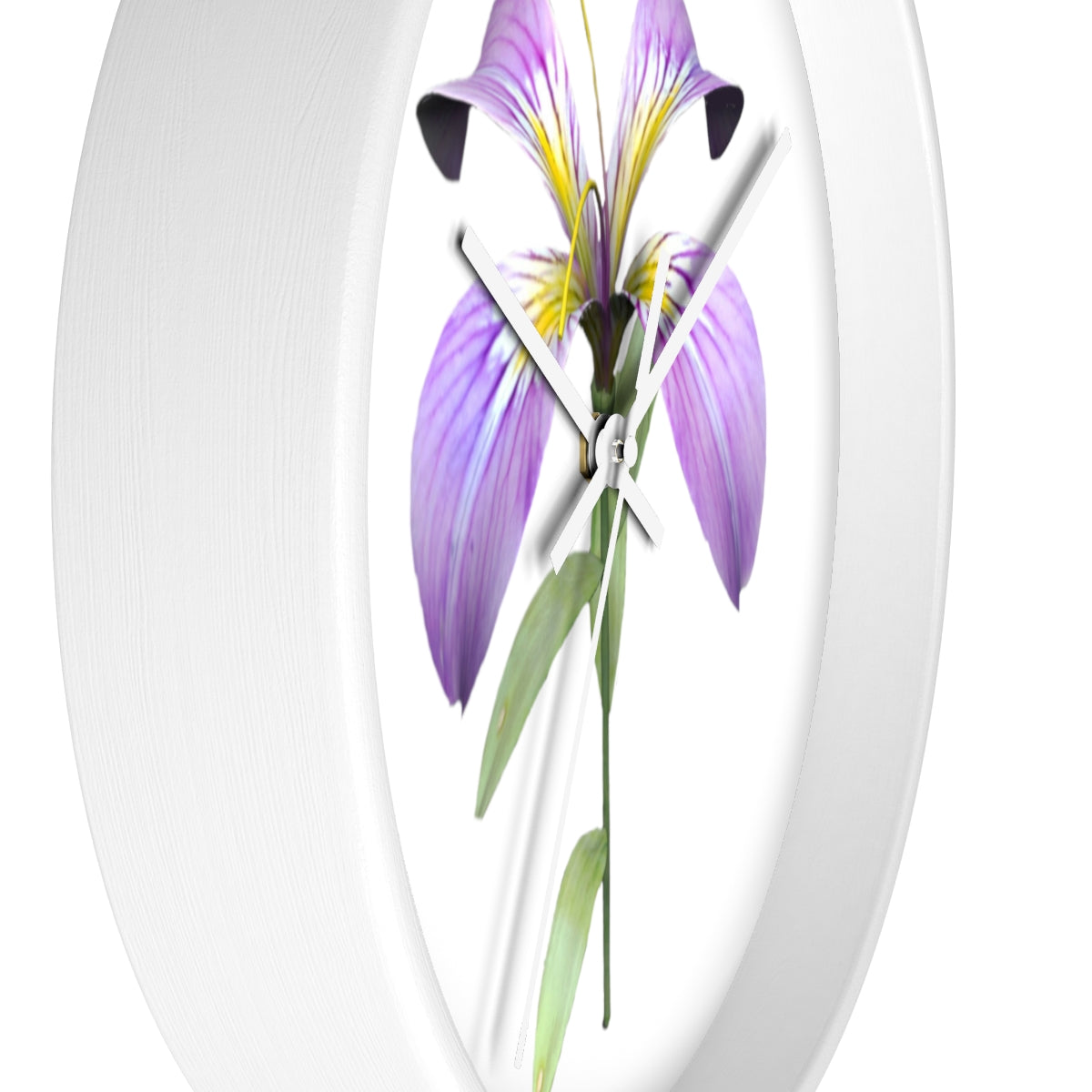 Purple Flower Wall clock