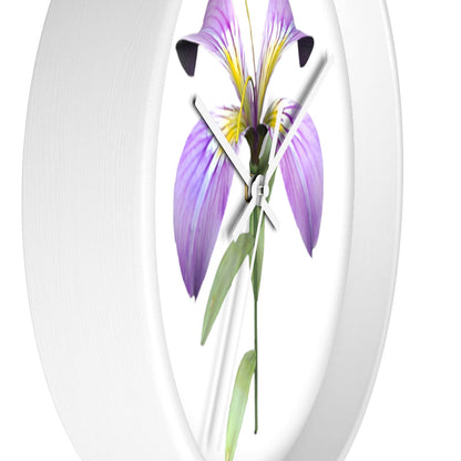 Purple Flower Wall clock