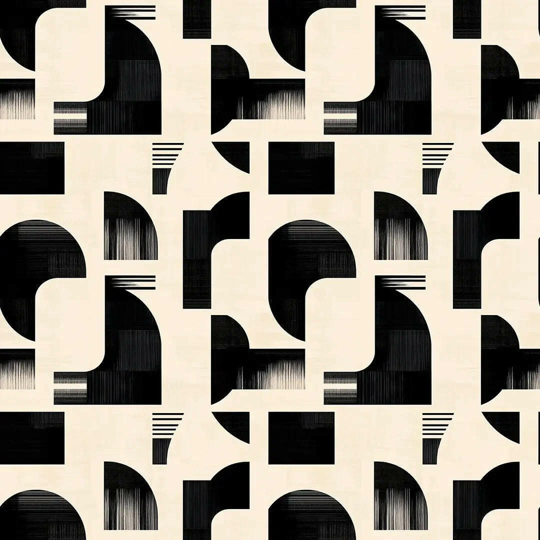 Abstract Rhythm in Monochrome